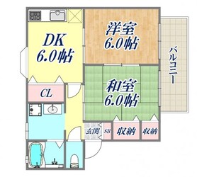 アートヴィラの物件間取画像